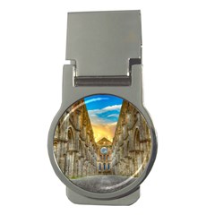 Abbey Ruin Architecture Medieval Money Clips (round)  by Celenk