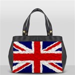 Union Jack Flag National Country Office Handbags Front