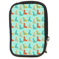 Blue Orange Boots Compact Camera Cases by snowwhitegirl