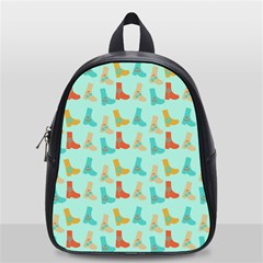 Blue Orange Boots School Bag (small) by snowwhitegirl