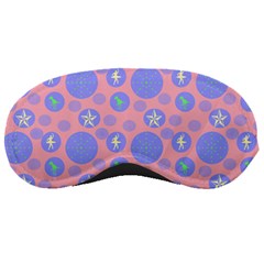 Pink Retro Dots Sleeping Masks by snowwhitegirl