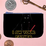 Darth Vader Cat Large Coin Purse Front