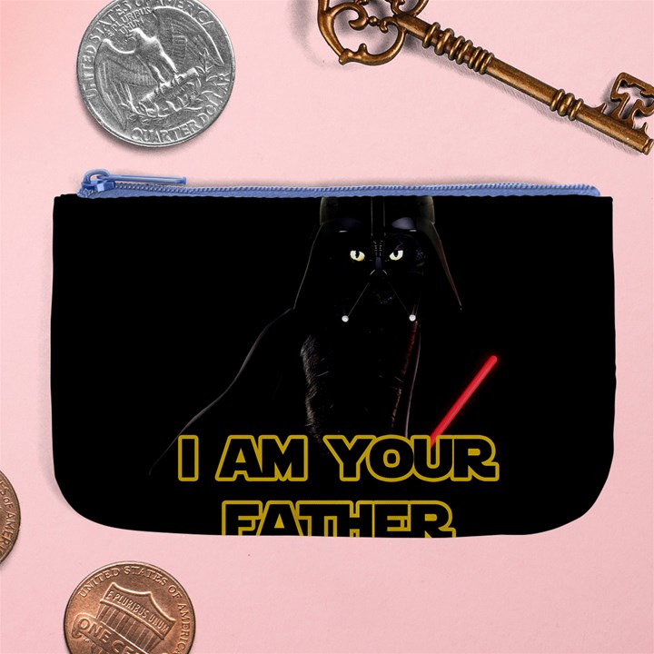 Darth Vader Cat Large Coin Purse