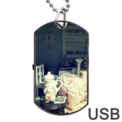 Abandonded Dollhouse Dog Tag Usb Flash (one Side) by snowwhitegirl