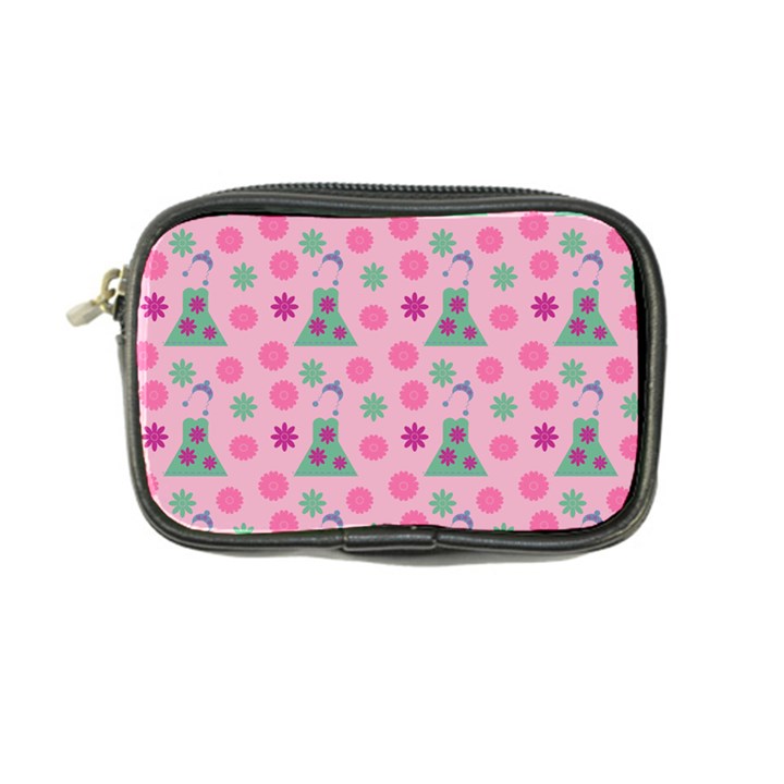 Green Dress Pink Coin Purse