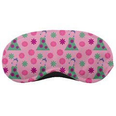 Green Dress Pink Sleeping Masks by snowwhitegirl