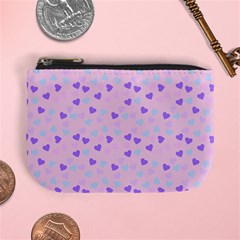 Blue Pink Hearts Mini Coin Purses by snowwhitegirl