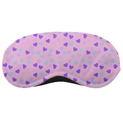 Blue Pink Hearts Sleeping Masks by snowwhitegirl