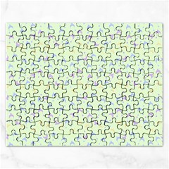 Minty Hats Rectangular Jigsaw Puzzl by snowwhitegirl