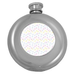 Pastel Hats Round Hip Flask (5 Oz) by snowwhitegirl