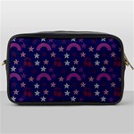 Music Stars Navy Toiletries Bags Front