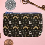 Music Stars Grey Large Coin Purse Front