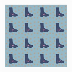 Deer Boots Teal Blue Medium Glasses Cloth by snowwhitegirl