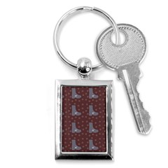 Deer Boots Brown Key Chains (rectangle)  by snowwhitegirl