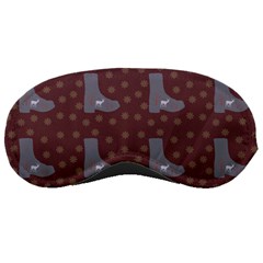 Deer Boots Brown Sleeping Masks by snowwhitegirl