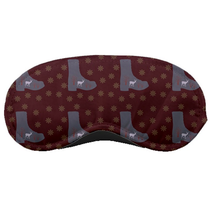 Deer Boots Brown Sleeping Masks