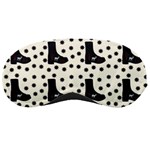 Deer Boots White Black Sleeping Masks Front