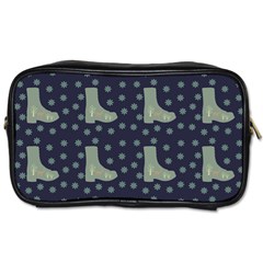 Blue Boots Toiletries Bags 2-side by snowwhitegirl