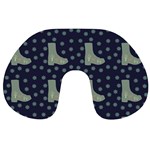 Blue Boots Travel Neck Pillows Front