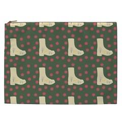 Green Boot Cosmetic Bag (xxl)  by snowwhitegirl