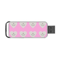 Cupcake Pink Grey Portable Usb Flash (two Sides) by snowwhitegirl