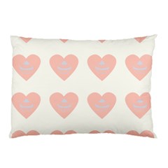 Cupcake White Pink Pillow Case by snowwhitegirl