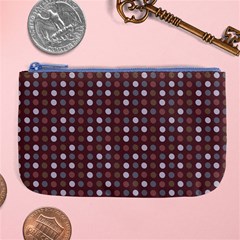 Grey Pink Lilac Brown Eggs On Brown Large Coin Purse by snowwhitegirl