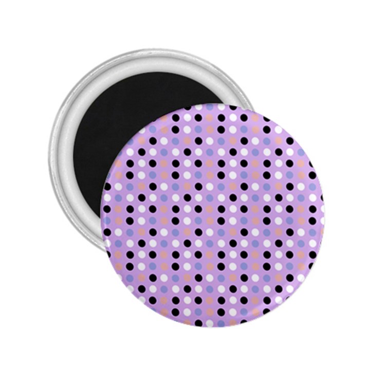 Black White Pink Blue Eggs On Violet 2.25  Magnets