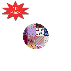 Quilt Of My Patterns 1  Mini Magnet (10 Pack)  by snowwhitegirl