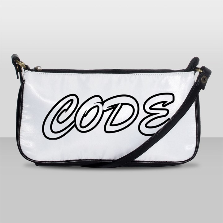 Code White Shoulder Clutch Bags