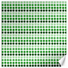 Greenish Dots Canvas 16  X 16   by snowwhitegirl