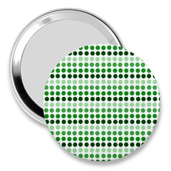 Greenish Dots 3  Handbag Mirrors by snowwhitegirl