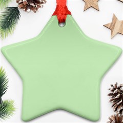 Baby Green Ornament (star) by snowwhitegirl