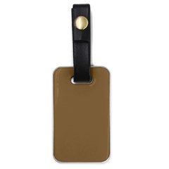 Brownish Luggage Tags (one Side)  by snowwhitegirl