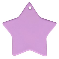 Baby Purple Star Ornament (two Sides) by snowwhitegirl