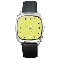 Avocado Square Metal Watch by snowwhitegirl