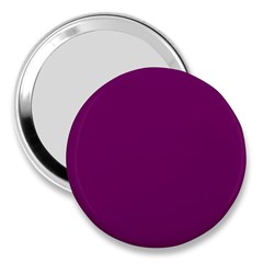 Magenta Ish Purple 3  Handbag Mirrors by snowwhitegirl