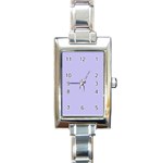 Violet Sweater Rectangle Italian Charm Watch Front