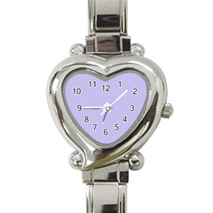 Violet Sweater Heart Italian Charm Watch by snowwhitegirl