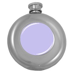 Violet Sweater Round Hip Flask (5 Oz) by snowwhitegirl