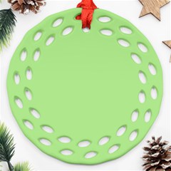 Meadow Green Ornament (round Filigree) by snowwhitegirl