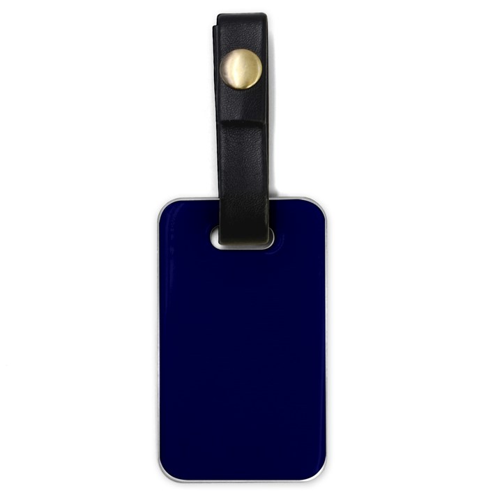 Dark Navy Luggage Tags (One Side) 