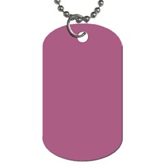 Rose Grey Dog Tag (two Sides) by snowwhitegirl