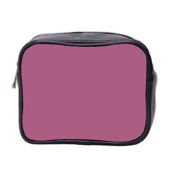 Rose Grey Mini Toiletries Bag 2-side by snowwhitegirl