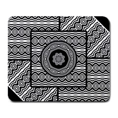 Wavy Panels Large Mousepads by linceazul