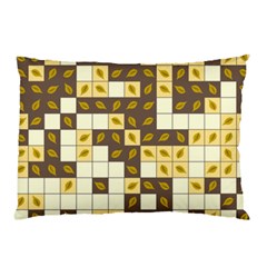 Autumn Leaves Pattern Pillow Case by linceazul