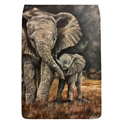 Elephant Mother And Baby Flap Covers (l)  by ArtByThree