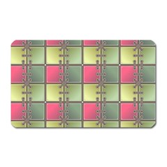 Seamless Pattern Seamless Design Magnet (rectangular) by Nexatart