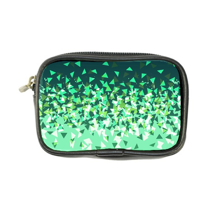 Green Disintegrate Coin Purse