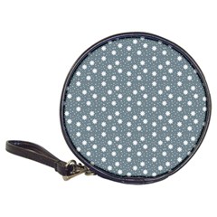 Floral Dots Blue Classic 20-cd Wallets by snowwhitegirl